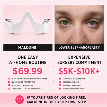 Auralis™ Hands-Free Red Light Therapy Glasses for Dark Circles & Puffiness